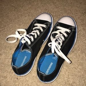 Black And Blue Converse